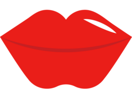 rojo labios icono png