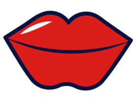 rood lippen icoon png
