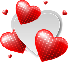 valentines day illustration with heart png