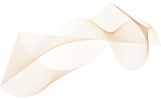 Golden abstract lines png