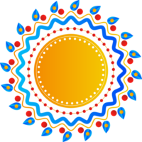 Mandala round frame png