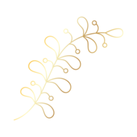 Golden lineal plant png