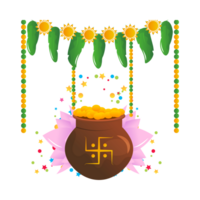 akshaya tritiya cartone animato illustrazione png