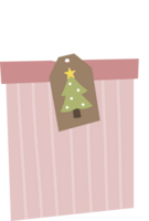 Hand gezeichnet Weihnachten Geschenk png