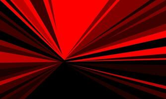 Abstract red black zoom speed geometric design modern luxury background vector