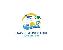 Travel Logo Design Modern Vector Illustration.