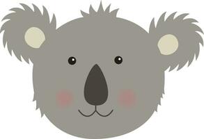 animal face koala vector