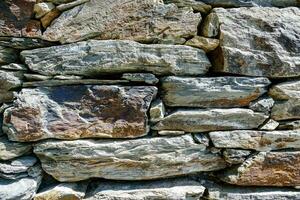 close up of a stone wall photo