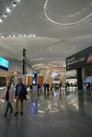 Departure area in the new Istanbul airport photo