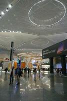 Departure area in the new Istanbul airport photo