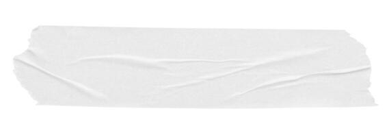 blanco adhesivo papel cinta aislado en blanco antecedentes foto