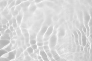 Abstract white transparent water shadow surface texture natural ripple background photo