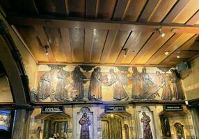 London in the UK on 10 July 2021. A view of the inside of a Pub photo