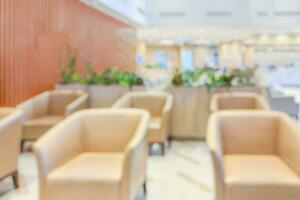 Abstract blur hospital clinic medical interior background photo