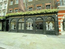 London in the UK on 10 July 2021. A view of a Shop near Mayfair photo