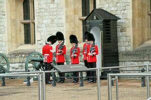 London in the UK on 5 June 2021. A view of the Grounds of the Tower of London photo