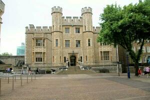 London in the UK on 5 June 2021. A view of the Grounds of the Tower of London photo