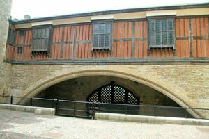 London in the UK on 5 June 2021. A view of the Grounds of the Tower of London photo