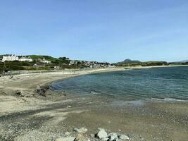 un ver de el norte Gales costa a criccieth foto