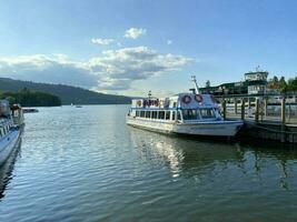 Windermere in the UK on 6 June  2023. A view of Lake Windermere from Bowness photo