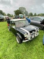 Malpas in Cheshire in the UK on 14 July 2023. A view of a classic car . photo