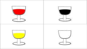 image of a vector icon for eating and drinking