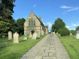 un ver de el Shropshire campo cerca colemere foto