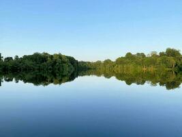 A view of Blake Mere Lake near Ellesmere in Shropshire photo