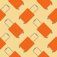 suitcase seamless pattern vector illustration. Suitable for backgrounds, wallpapers, fabrics, textiles, wrapping papers, printed materials, and many more.