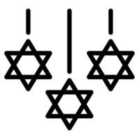 Hanukkah Decor Illustration Icons For web, app, infographic, etc vector