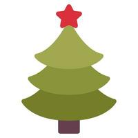 Christmas Tree Illustration Icons for web, app, infographic, etc vector