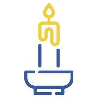 Candle Illustration Icons For web, app, infographic, etc vector