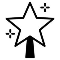 natividad estrella ilustración íconos para web, aplicación, infografía, etc vector