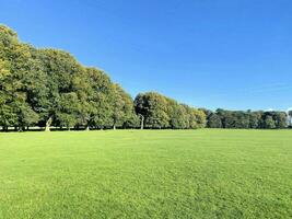 un ver de el Cheshire campo cerca knutsford en un soleado día en otoño foto