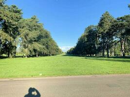 un ver de el Cheshire campo cerca knutsford en un soleado día en otoño foto