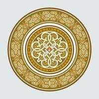 Arabic and Islamic ornaments for wall and home decoration vector