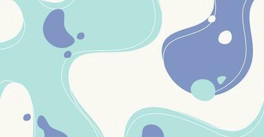 Abstract background various shapes and doodle objects pastel color vector