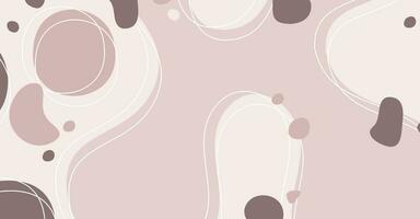 Abstract background various shapes and doodle objects pastel color vector