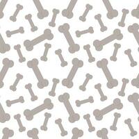 Seamless bone pattern. Dog bone toys vector