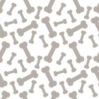 Seamless bone pattern. Dog bone toys vector