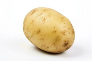 AI generated Potato isolated on white background. AI Generated photo