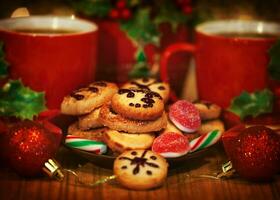 Christmas sweets and desserts photo