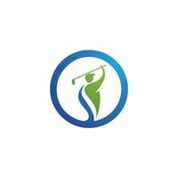 Golf Logo Template icon design vector