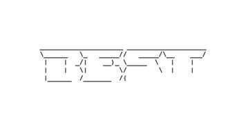 Beste ASCII Animation Schleife auf Weiß Hintergrund. ASCII Code Kunst Symbole Schreibmaschine im und aus bewirken mit geloopt Bewegung. video