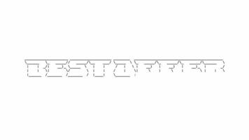 meilleur offre ascii animation boucle sur blanc Contexte. ascii code art symboles machine à écrire dans et en dehors effet avec en boucle mouvement. video