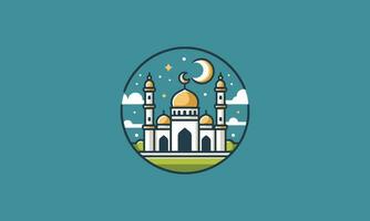 mosque vector illustration flat design