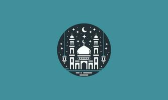 mosque vector illustration flat design