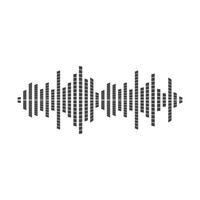 Sound waves vector illustration