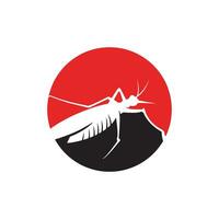 Insect mosquito icon Template vector