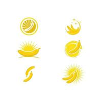 plátano vector icono ilustración diseño